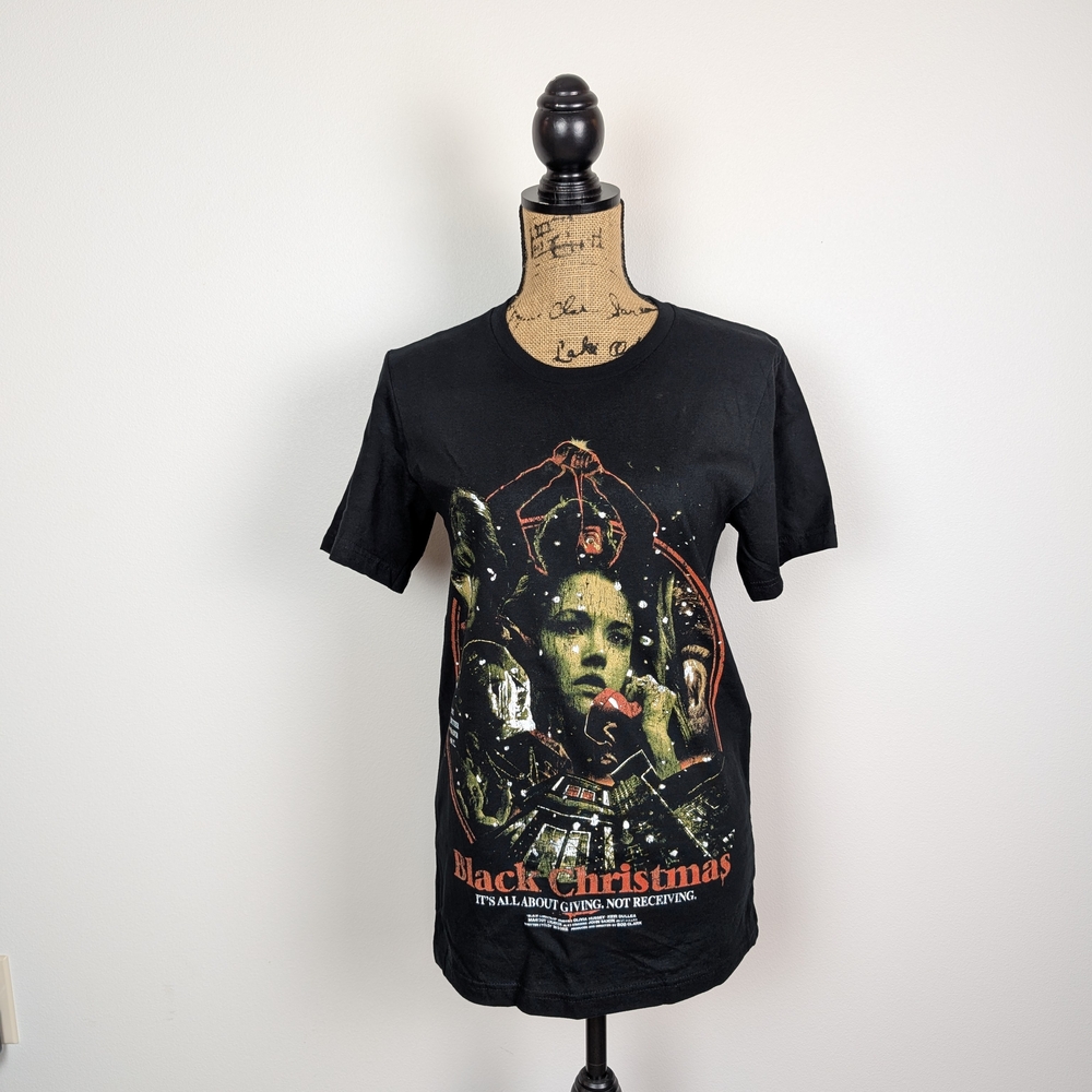 Black Christmas Horror T-Shirt
